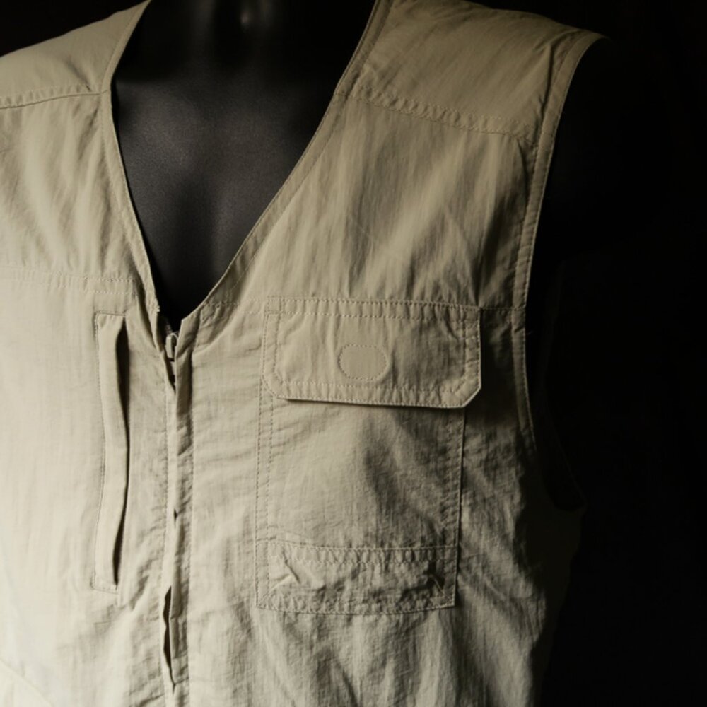 Magellan Full-Zip Khaki Pine Ridge Vest (M) NICE! 🇺🇸 🇺🇸 - Picture 7 of 9
